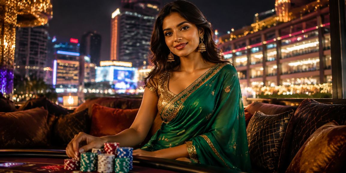 Live casino dealer hosting a game on 3231 platform